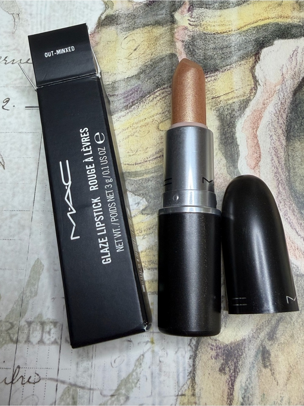 MAC COSMETICS OUT-MINXED Glaze BNIB Lipstick RARE Limited Discontinued!